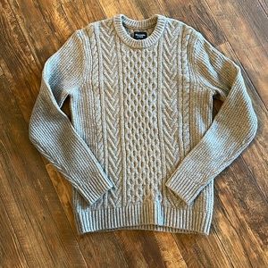 Mens Cable knit sweater